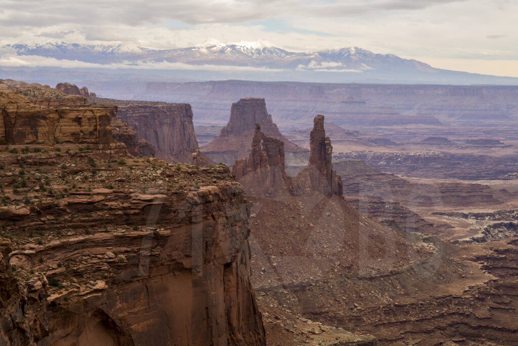 Canyonlands view of La Sal Mountains